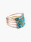 Bague 52 Bague de Harem Or Turquoises 58 Facettes