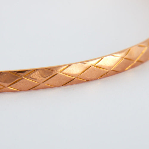 Bracelet Bracelet Jonc Or Rose 58 Facettes