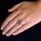 Bague 52 Bague style Pompadour Rubis synthétique Diamants 58 Facettes EL2-40