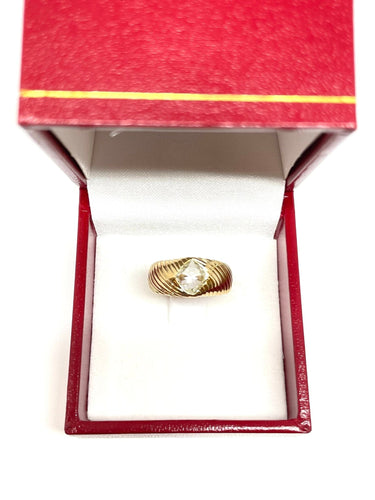 Bague Bague Jonc diamant losange 58 Facettes