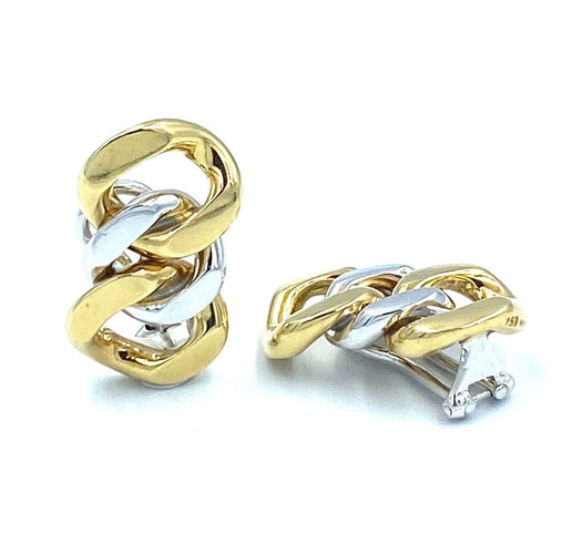 Boucles d'oreilles POMELLATO. Boucles d'oreilles 2 ors 18K 58 Facettes