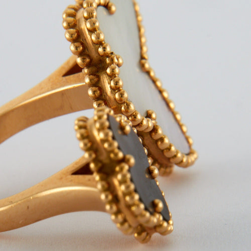 Bague 50 VAN CLEEF & ARPELS - Bague Lucky Alhambra Nacre 58 Facettes