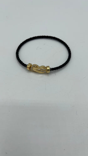 Bracelet FRED - Bracelet Chance Infinie or et diamants 58 Facettes 096329024472