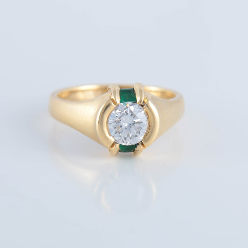 Bague Bague Mellerio diamant émeraude 58 Facettes