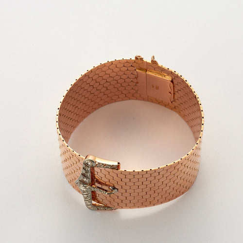 Bracelet Bracelet Ceinture Nid d'abeille Diamants 58 Facettes