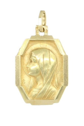 Pendentif MÉDAILLE VIERGE SIGNÉE "RUFFONI" 58 Facettes 054011