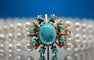 Bracelet Bracelet Perles Akoya Turquoise 58 Facettes