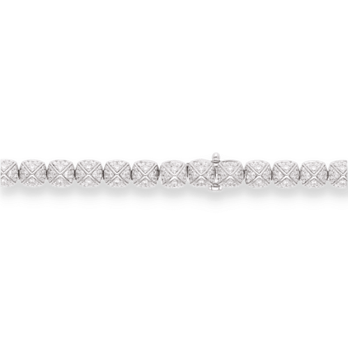 Collier Collier FRED "Pain de sucre" or gris, tanzanite & diamants 58 Facettes