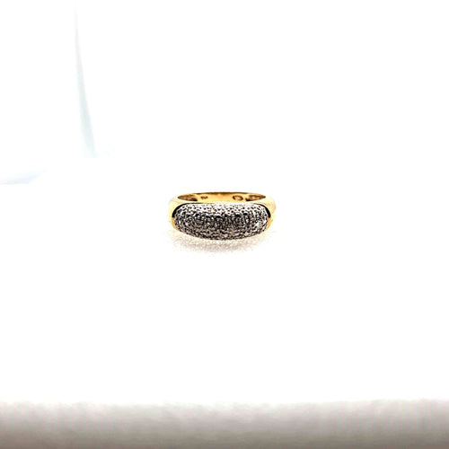 Bague 55 Bague or jaune diamants 58 Facettes 13105