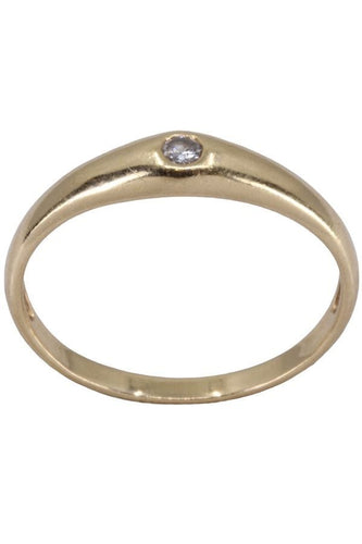 Bague 54 BAGUE JONC ANGLAIS DIAMANTS 58 Facettes 076051