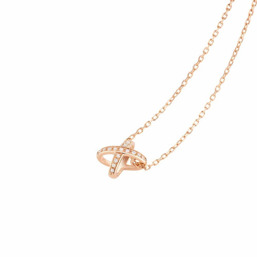 Collier CHAUMET - Collier Liens or rose 58 Facettes 082216