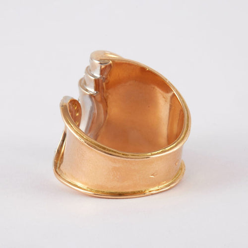 Bague 55 Bague Drapée Diamants 58 Facettes