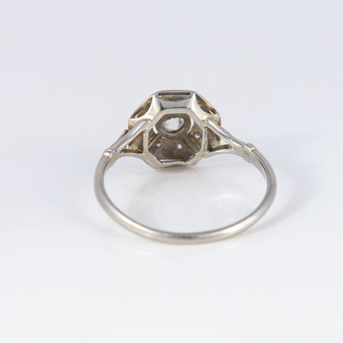 Bague Bague de fiançailles Art Déco or et diamant 58 Facettes