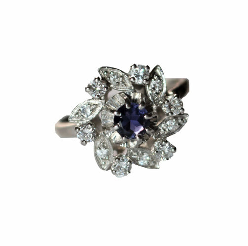 Bague Bague Fleur Tourbillon Diamants 58 Facettes