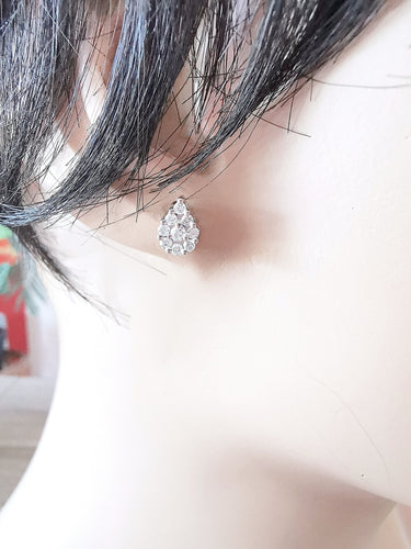 Boucles d'oreilles Boucles d'oreilles Diamants & Or Blanc 58 Facettes AA 1584