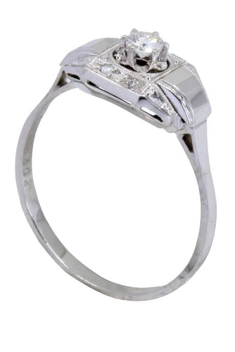 Bague BAGUE ART DÉCO DIAMANTS 58 Facettes 056961