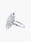 Bague Bague Fleur Or Blanc Pavage Diamants 58 Facettes