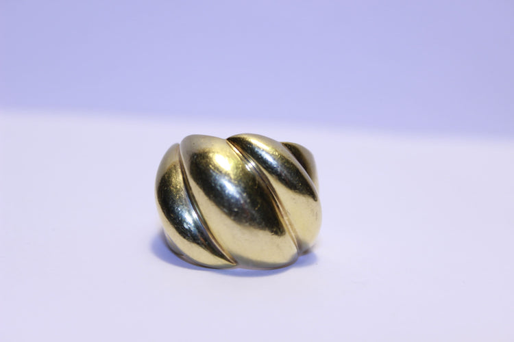 Bague 52 Bague Boule Or jaune 58 Facettes