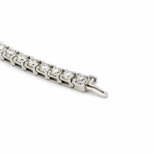 Bracelet Bracelet en or blanc, diamants 58 Facettes 230030SP