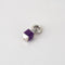 Pendentif Pendentif Cube violet Diamants 58 Facettes ALGU18