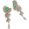 Boucles d'oreilles BOUCLES D'OREILLES EMERAUDES DIAMANTS 58 Facettes Q917A