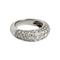 Bague 53 Bague jonc or blanc pavage diamants 58 Facettes 1-1142/1