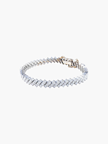 Bracelet Bracelet 47 Baguettes Diamants 58 Facettes