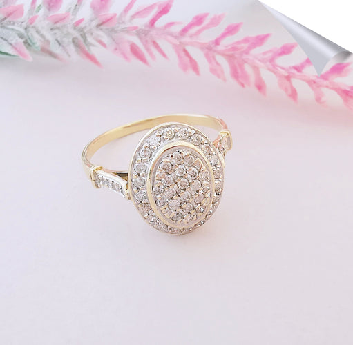 Bague 59.5 Bague Diamants Or Deux Tons 58 Facettes AA 1521