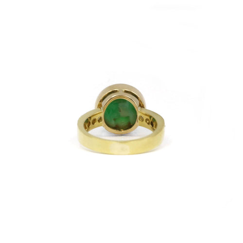 Bague Bague - Jadéite et Diamants 58 Facettes 230037R