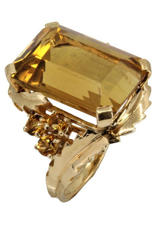 ANTYCZNY PIERŚCIONEK Z CYTRYNEM