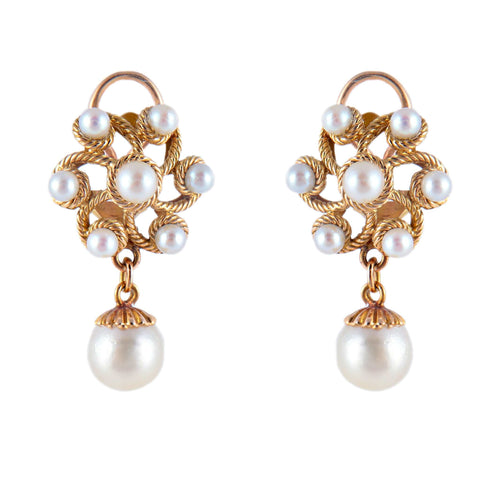 Boucles d'oreilles Boucles d'oreilles Perles 58 Facettes