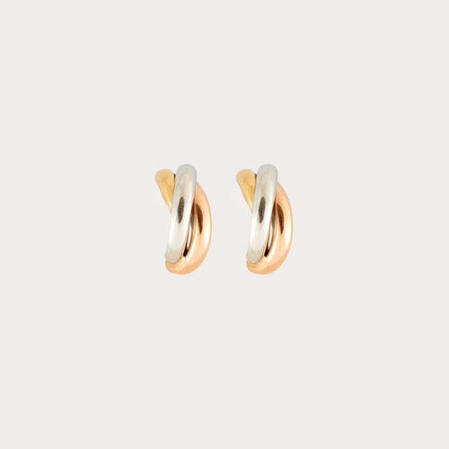 Boucles d'oreilles CREOLES CARTIER COLLECTION TRINITY 58 Facettes