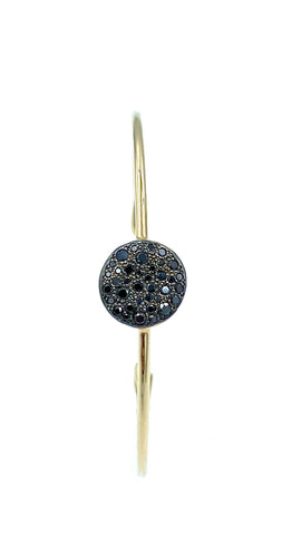 Bracelet Pomellato. Bracelet Sabbia or rose et diamants noirs 58 Facettes