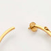 Boucles d'oreilles Dior - Coquine - Créoles or jaune et diamants 58 Facettes