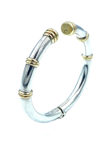 Bracelet Lalaounis. Bracelet argent et or 58 Facettes