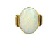 Bague Bague vers 1940 or jaune et opale 58 Facettes