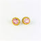 Boucles d'oreilles Boucles d'oreilles Or Jaune Topazes Roses 58 Facettes 20400000592