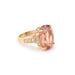 Bague Bague Morganite Diamants Or Jaune 58 Facettes B352