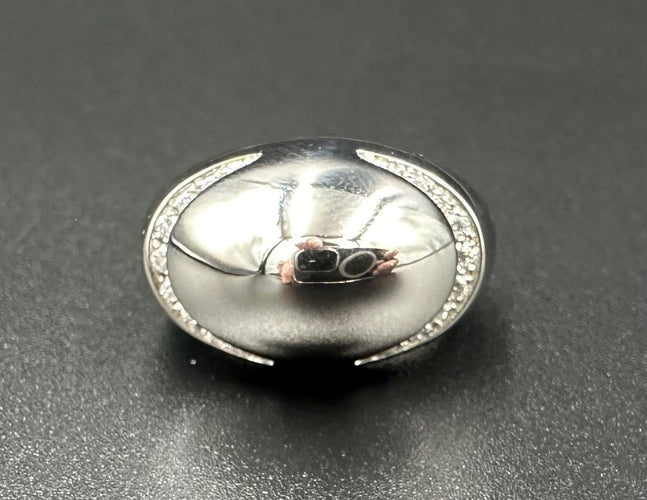 Bague 54 BVLGARI - Bague Or blanc Diamants 58 Facettes