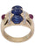 Bague BAGUE SAPHIR RUBIS DIAMANTS 58 Facettes 074351