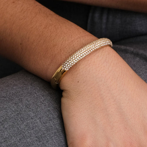 Bracelet Bracelet Or jaune pavage Diamants 58 Facettes