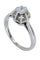 Bague 47.5 SOLITAIRE ANCIEN DIAMANT 0.25 CARAT 58 Facettes 047301