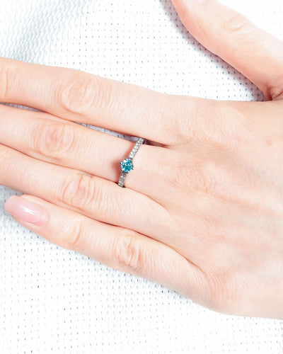 Bague Bague Aigue-Marine 58 Facettes