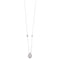 Collier Collier Or blanc Diamants 58 Facettes