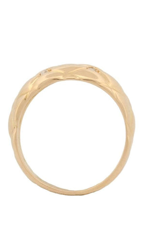 Bague BAGUE MODERNE JONC DIAMANTS 58 Facettes 054521