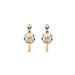 Boucles d'oreilles dormeuses 2 ors Diamants 58 Facettes 230470