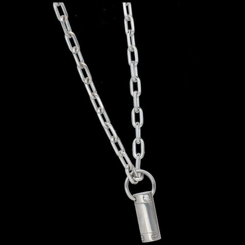 CARTIER LOVE COLLIER TOURNEVIS OR BLANC 18k 58 Facettes 2049