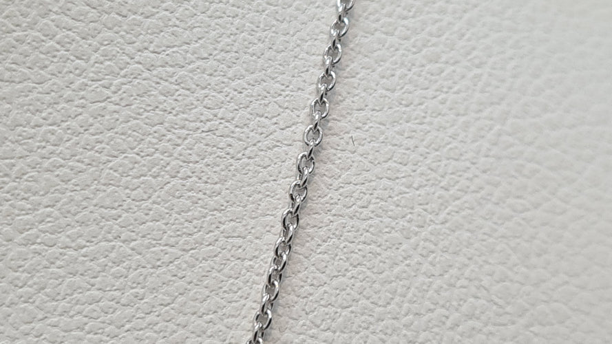 Collier Collier en Or blanc, diamants 58 Facettes