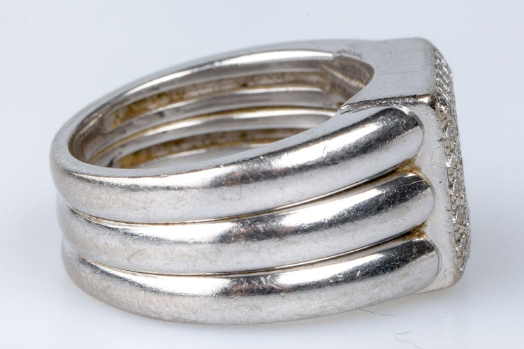 Bague 54 CHOPARD - Bague Or blanc 45 Diamants 58 Facettes BG-CHOP1-104