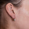 Boucles d'oreilles Paire de dormeuses anciennes diamants 58 Facettes